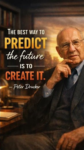 The Best Way to Predict the Future 🔥 | Peter Drucker Motivation