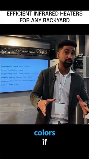 Efficient Infrared Heaters For Any Backyard #shorts #heater