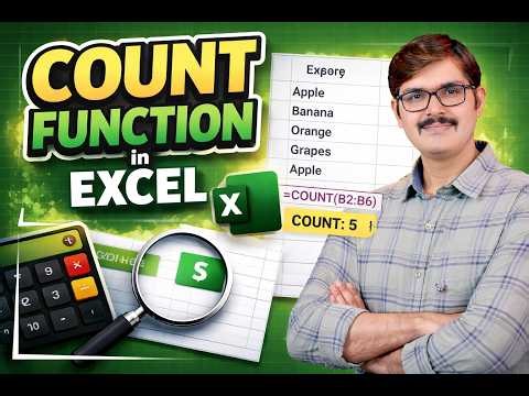Count Function In Excel