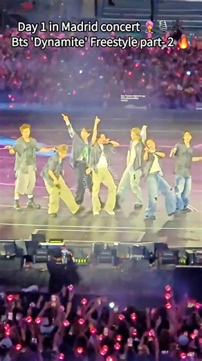 Bts 'Dynamatie' freestyle Performance p2 in Madrid concert 🔥 #kpop #btsshorts #bts #btsarmy #shorts
