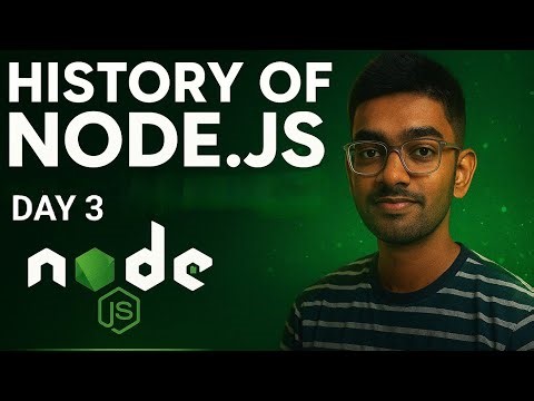 Why were Nodejs created? History