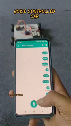 Emil Shaji | Voice Controlled car using arduino and android app #arduino #arduinoprojects #reel #diy #robot #electronics #breadboard #servomotor #led... | Instagram