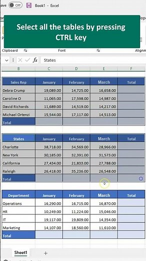 AUTO SUM in Excel