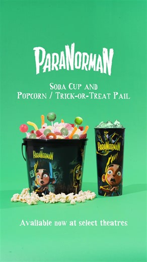 A popcorn bucket that doubles as a trick-or-treat pail? Even the zombies will be jealous. 🍿🍬 Available now at select Cinemark locations and starting Oct. 25 at select Regal theatres. #ParaNorman | LAIKA Studios