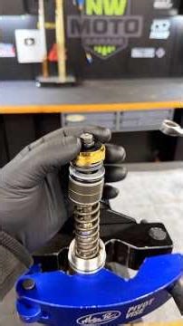 ⁠Gold Valves install from ‪@racetechsuspension‬