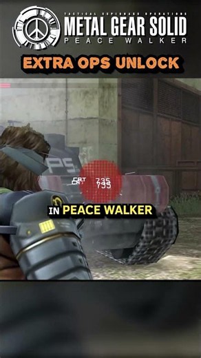 Extra OPs Unlock Doc 🫡🫡 #metalgearsolidpeacewalker #metalgearsolid #gaming