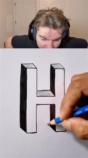 How To Draw Letter H | 4KBexy Reacts