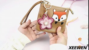 2 Pack Hidden Keychain Holder for Airtag - Cute Leather Key Ring Case Cover - Mushroom & Star