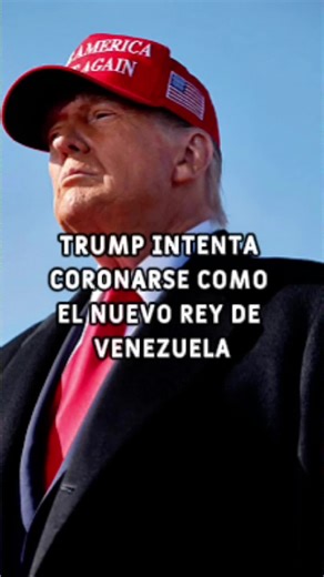 Trump intenta coronarse como el nuevo rey de Venezuela #usa #usa_tiktok #fyp #eeuu
