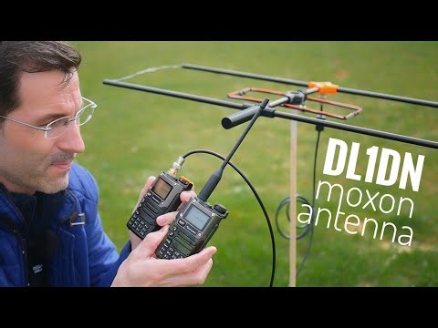 DL1DN/DL2MAN Moxon 2M/70cm Foldable Beam Antenna - Ideal For Quansheng UV-K5 & Portables