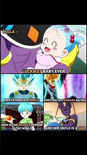 Luckiest baby ever in Dragonball super😂📊#goku#anime#dragonball#shorts