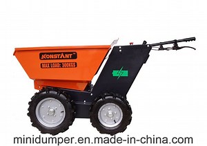[Hot Item] Electric Power Barrow, Battery Power Barrow Mini Dumper, Motorized Wheelbarrow
