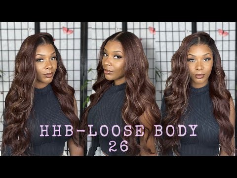 Outre 6x5 Pre-Cut Lace Human Hair Blend style HHB-Loose Body 26 ‪@OutreHairTV‬