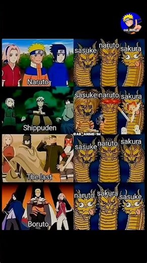 "From Naruto to Boruto – The Legendary Evolution of Team 7 🐉🔥🍥" #anime #naruto #animeshorts