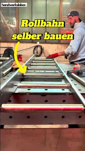 Rollbahn selbst gebaut 🤙🏻 #handwerkslabor #tooltime