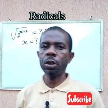 Radical equations involving exponents #maths