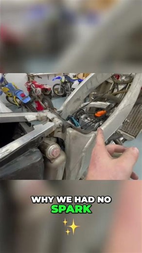 2002 CRF450R Engine Tear Down: Spark & Sound Issues Solved! #shorts