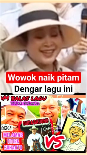 Lagu KDM Viral Lamar Titiek Soeharto | Prabowo naik pitam Cemburu | Duel KDM Vs Wowok #shortsviral
