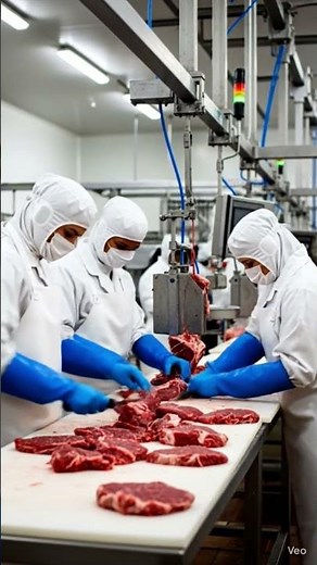 Inside Massive Beef Processing Factory 😲 | Full Industrial Slaughter & Packaging Process