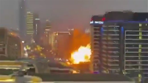 Video: Huge explosion at Dubai's iconic Palm Jumeirah after Iranian strike