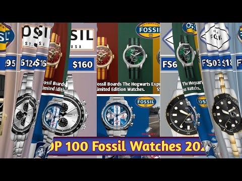 ⏳️TOP 100 Fossil Watch + 💰 Prices 💵