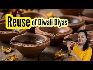 Reuse of Diwali Diyas | Old Diya | Best Out of Waste: DIY Wall Hanging | Reuse & Recycled Craft Idea