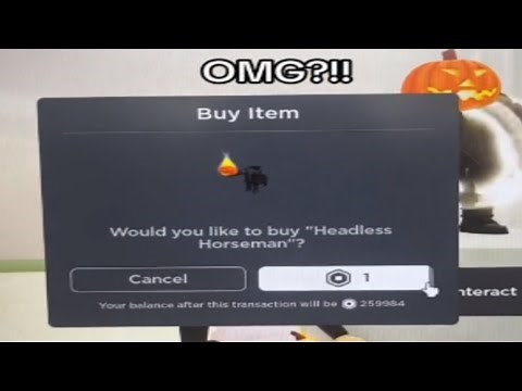 HEADLESS HORSEMAN 1 ROBUX ONLY?!💀 GET FREE HEADLESS NOW!😱