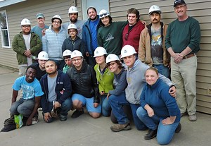 Oakton Community College students rehab home for Vietnam vet
