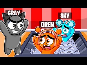 GRAY Plays GANG BEASTS with His Friends! (sprunki)