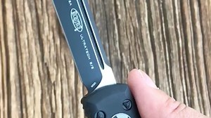 MICROTECH 美国微技术 UT战术全黑版 M390钢 超智系列121-1T铝柄
