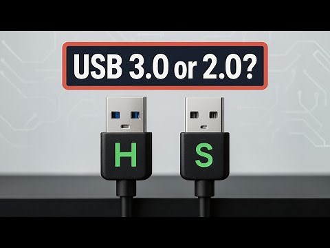 How To Determine USB Connection Speed USB 3.0 or USB 2.0