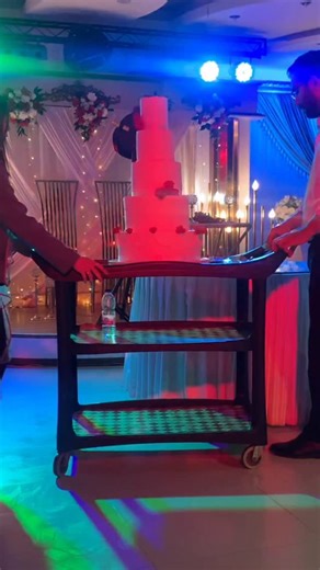 elencake on Instagram‎: "قبول دارین هیچ تیمی قوی تر از تیم دونفره نیست؟!🥰✨ #کیک #عروسی"‎