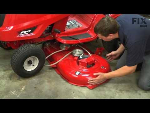 Troy-Bilt Pony Lawn Tractor Repair – How to replace the Extension Spring