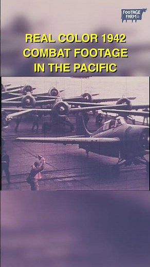 USS Yorktown Under Attack: Wildcats & AA Fire at Midway (1942)