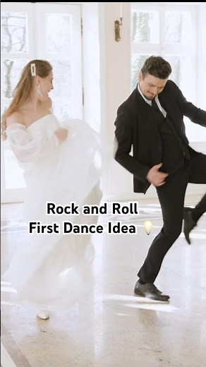 Would you rock your first dance with a bold rock and roll twist? #weddingdance #firstdance