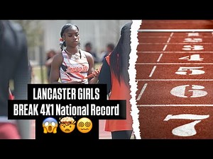 Lancaster Girls Making 4x100 Relay History | Fastest Relay Ever | Track National Record