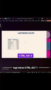 Tutorial menghubungan Excel dengan Power Point