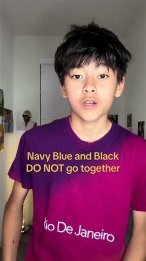 Navy and Black DO NOT go together #capcut #viral #style #fyp #outfit | navy blue and black