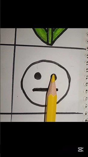 How to Draw a Simple Neutral Face😐 Emoji Step by Step | Easy Drawing Tutorial.#art#emojiart #drawing