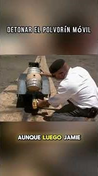 ¿Puede una chispa encender un polvorín en movimiento?#mythbusters #physics #science