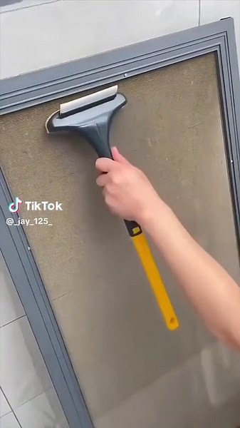 2 In 1 Window Screen Cleaner Brush With Long Handle Double-Sided Household Cleaning Brush