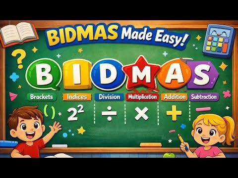 Learn BIDMAS Step by Step | Maths for Year 5 and Year 6