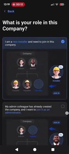 How to set up a Fox Cloud Admin Account on your phone.