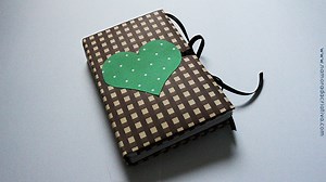 Caderninho de origami e alfabeto do amor