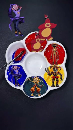 How PoppyPlaytime Chapter One Scares You #poppyplaytime #huggywuggy #horor #colormixing #asmr #color