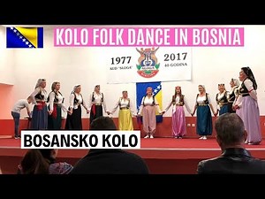 THE FAMOUS BALKAN FOLK DANCE KOLO | NARODNO KOLO U BOSNI | KOLO U BOSNA