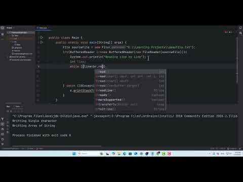 BufferedReader in java part 12