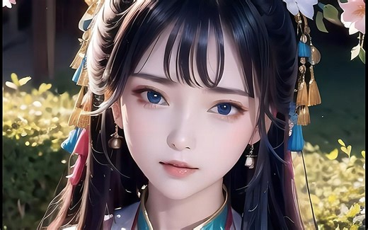 AI绘画 3D二次元美女