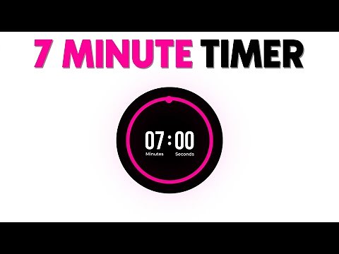 7 MINUTE TIMER COUNTDOWN | STUDY, EXERCISE AND FOCUS