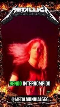 The day James Hetfield caught fire on stage 😳 #metallica #rock #metal